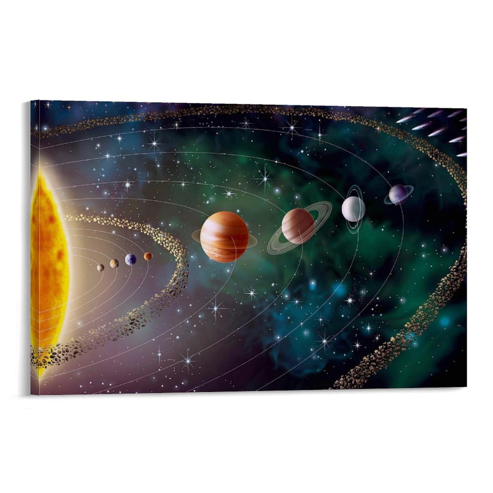Amazon.co.jp: 太陽系惑星宇宙装飾ポスター ポスター装飾絵画